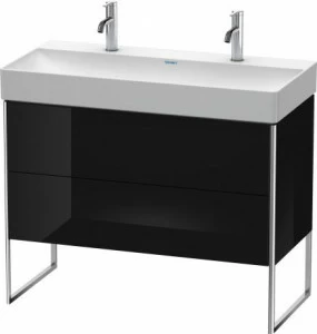 XS444404040 XSquare Тумбочка напольная Черный глянцевый лак