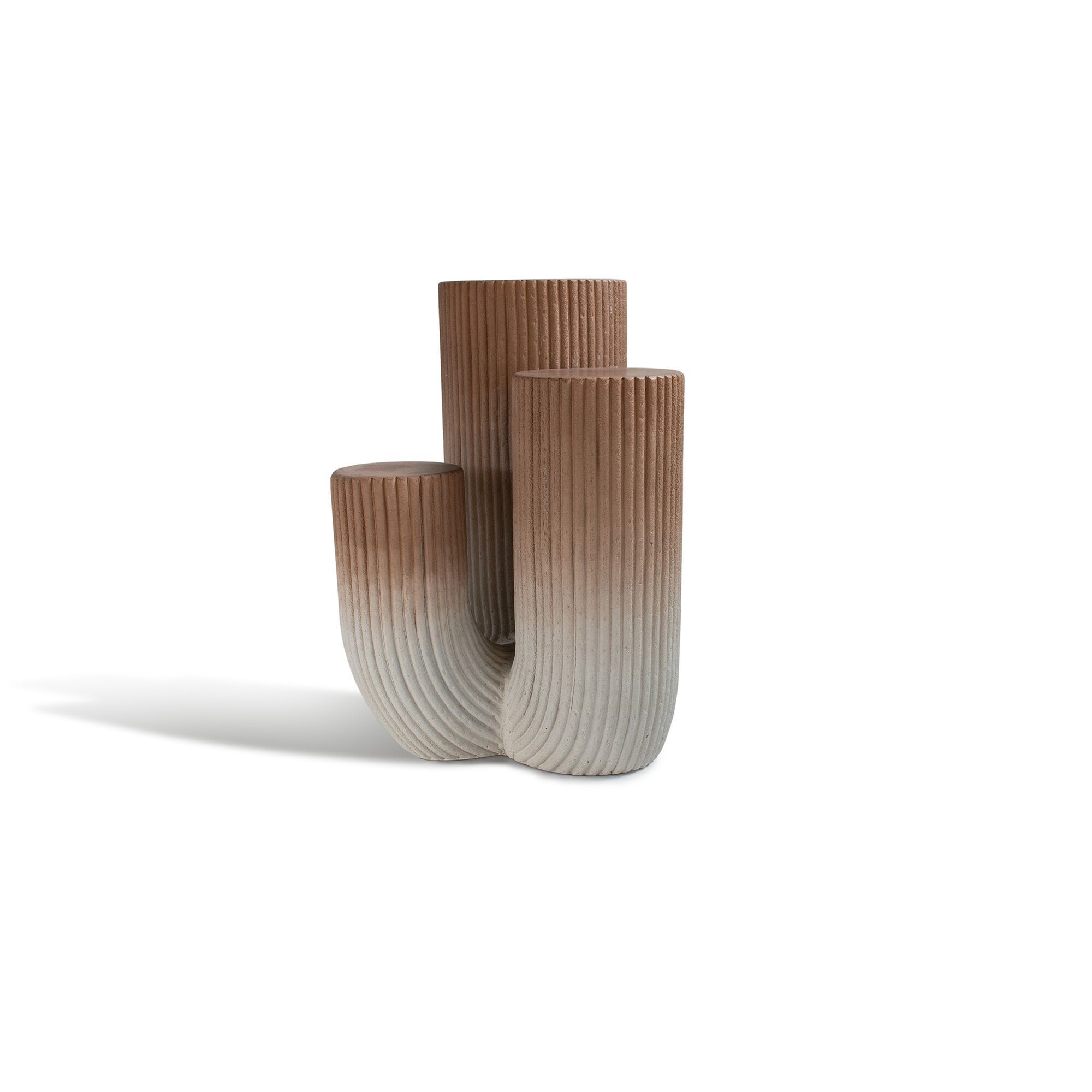 Круглый бетонный журнальный столик URBI et ORBI Medius Terra ARCH-00130319 - Вид №2