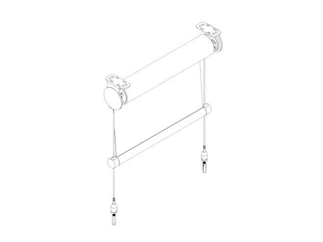 Приводной роликовый занавес и лебедка или моторный контейнер Mv Line рулонные шторы со стальными тросами и мусорным контейнером ARCH-00086326 - Вид №6