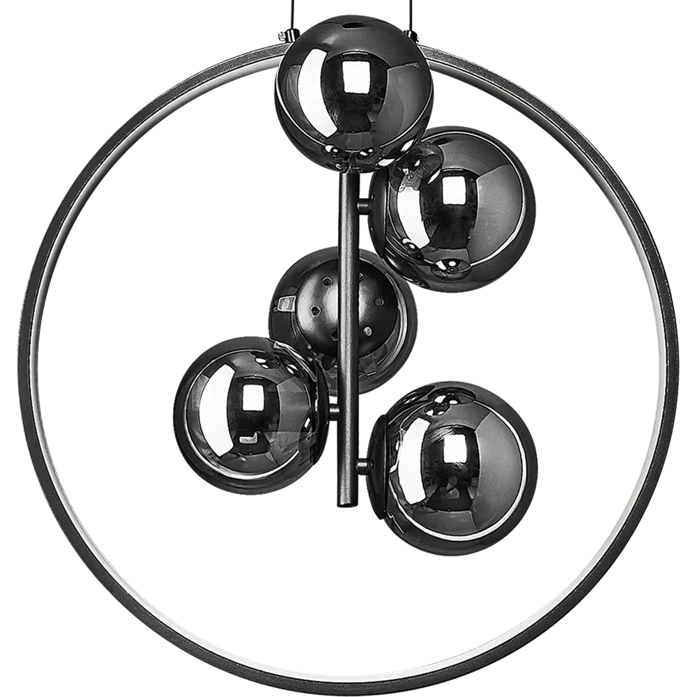 Люстра SCHAFFNER Letto с LED-кольцом и регулировкой высоты 89353897 STLM-0933396 - Вид №8