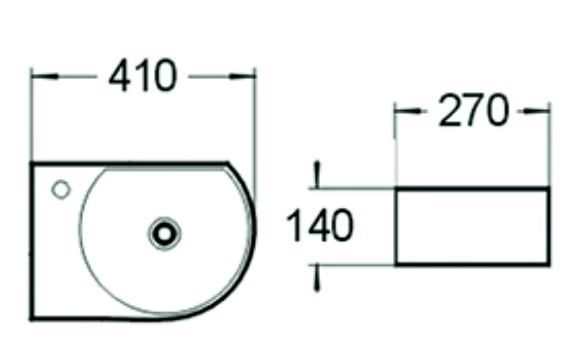 Раковина чаша SL-2015R SANTILINE  - Вид №1