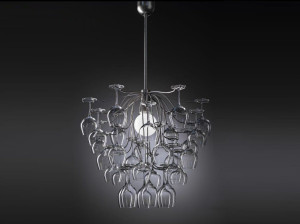 Стеклянная люстра