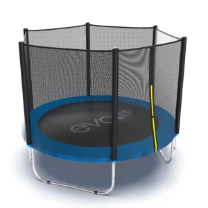 91843306 Батут с защитной сеткой Evo jump Standard 8ft blue 244x150 см STLM-1469517