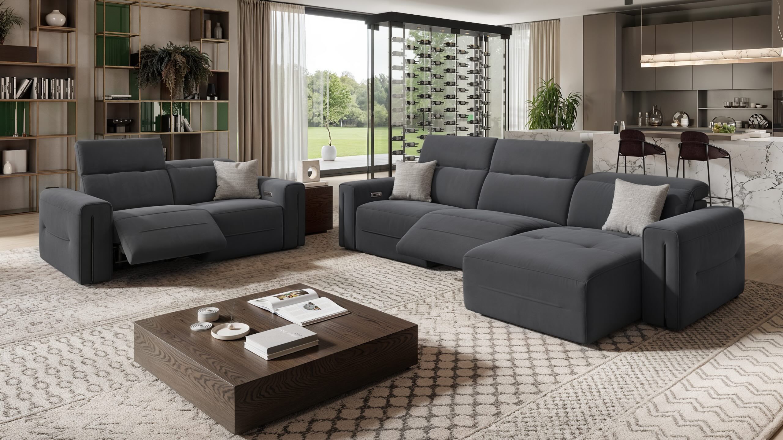 2-местный тканевый диван Sofanella Канны ARCH-00105108 - Вид №2