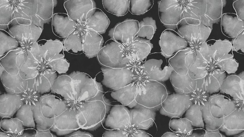 Baboon Виниловые обои с цветочными мотивами Pattern sun-id-1500048 - Вид №6