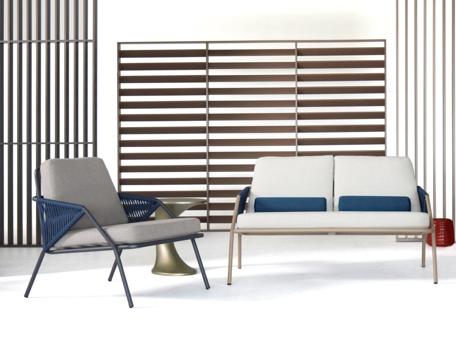 2-местный тканевый садовый диван ABLE Антиб ARCH-00086794 - Вид №8