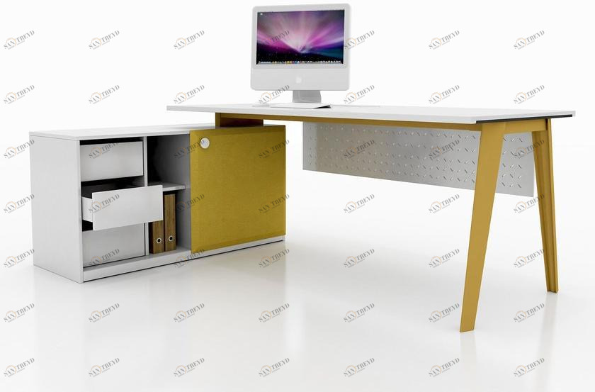 Tuna Ofis Рабочий стол со встроенной полкой Beework sun-id-1431254