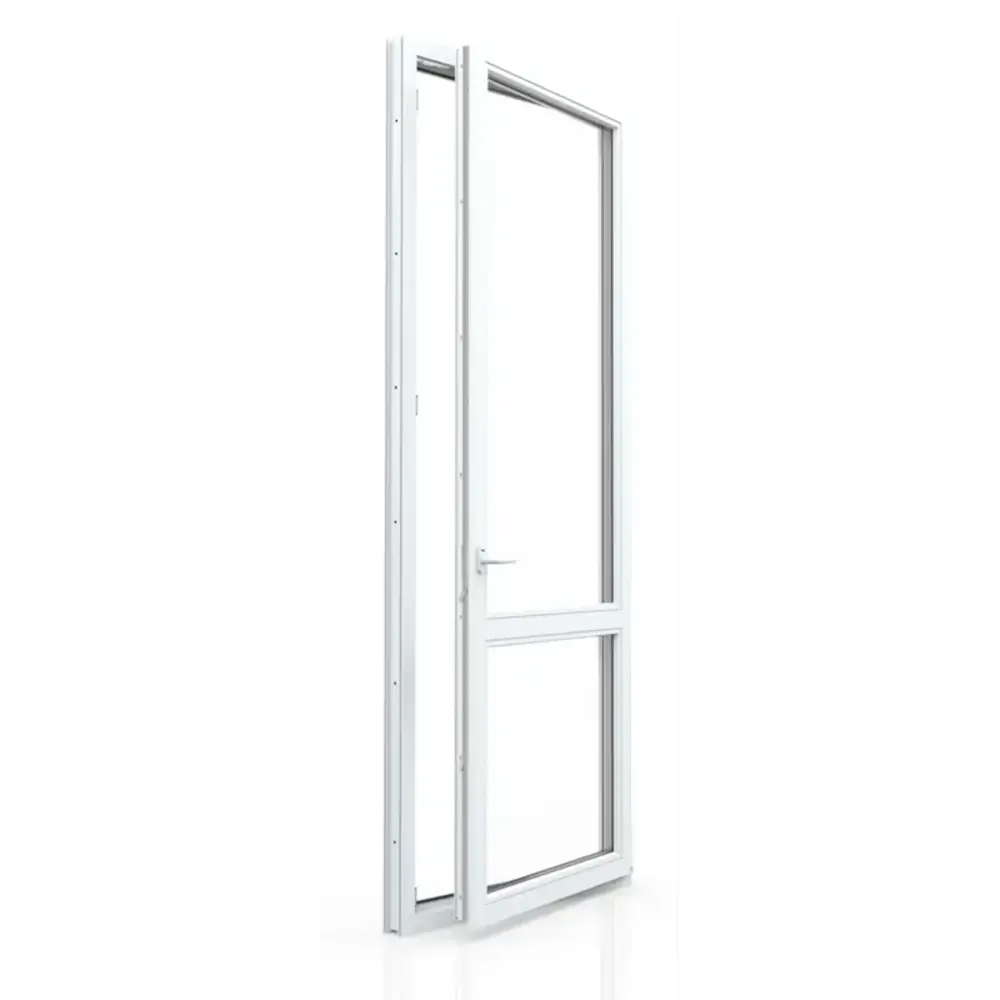 Балконная дверь пластиковая ПВХ Deceuninck одностворчатое 213x70 мм (ВхШ) правая двухкамерный стеклопакет белый Santreyd STLM-2131156