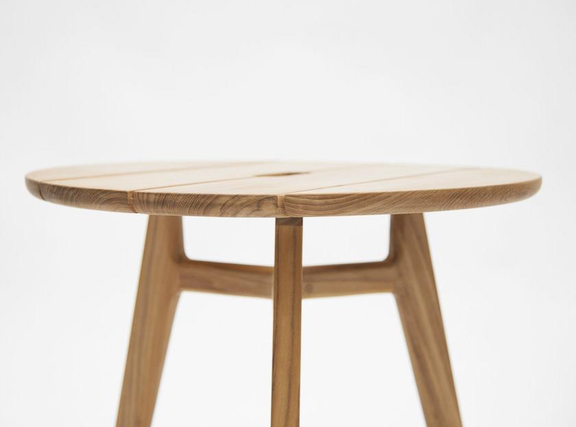 Ethimo Круглый садовый столик из тика Knit Knittb01 - Вид №3