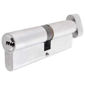 Цилиндр ключ/вертушка 45x45 хром, 90 C BK CP