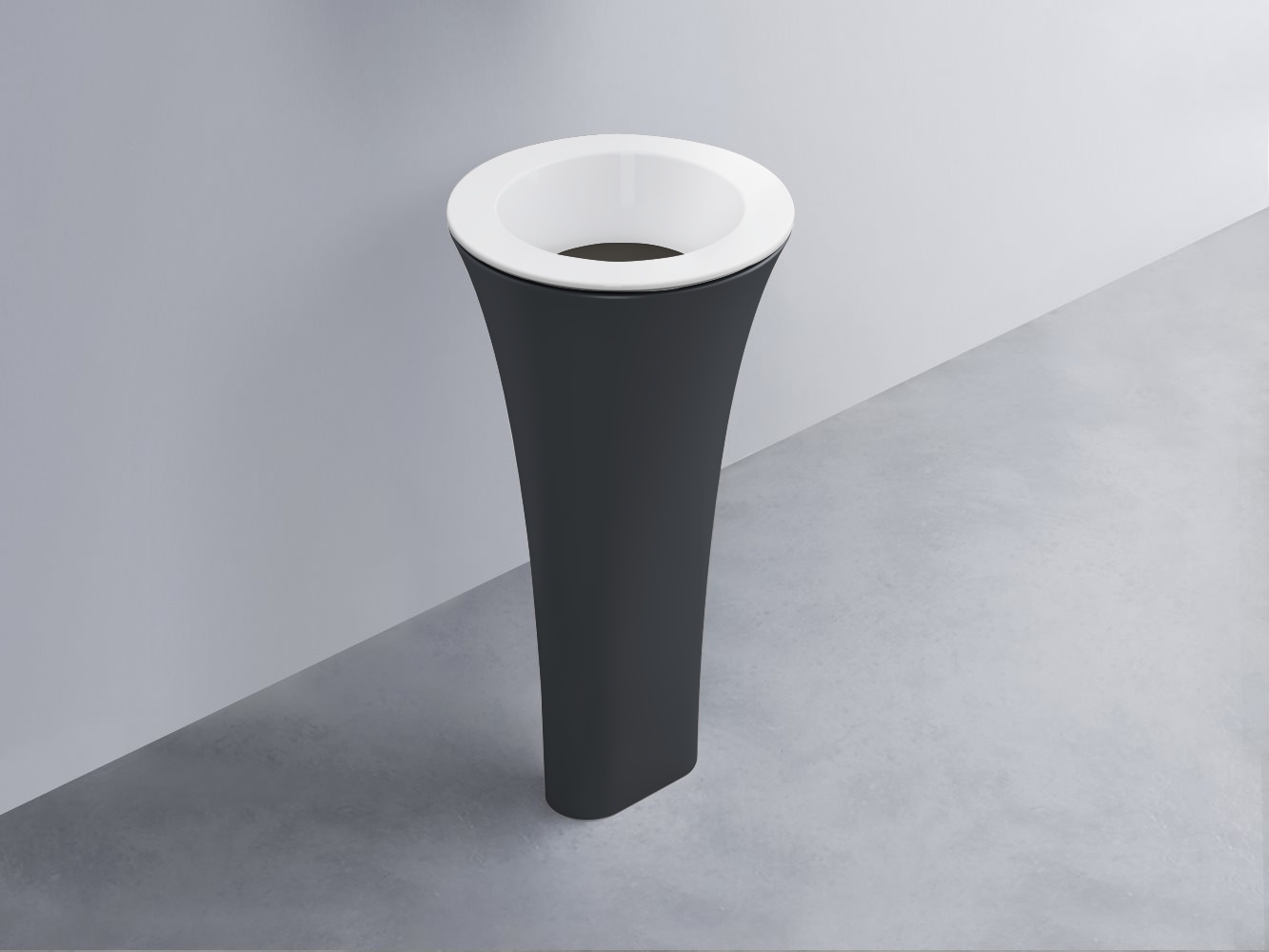 AMLA45-BL+AMPILT-FN+AMCOLT-BA Раковина Amedeo Tondo отдельностоящая cielo Enjoy + Amedeo Ceramica Cielo