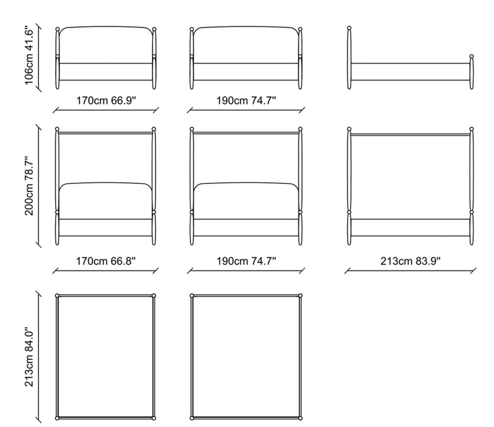 Деревянная кровать с балдахином NDESIGN Ezora ARCH-00139314 - Вид №2