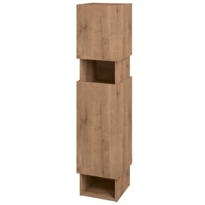 Пенал INVENCE, 35 см, подвесной, правый, 2 дверцы, push-to-open, 3 стеклянные полки, арлингтон