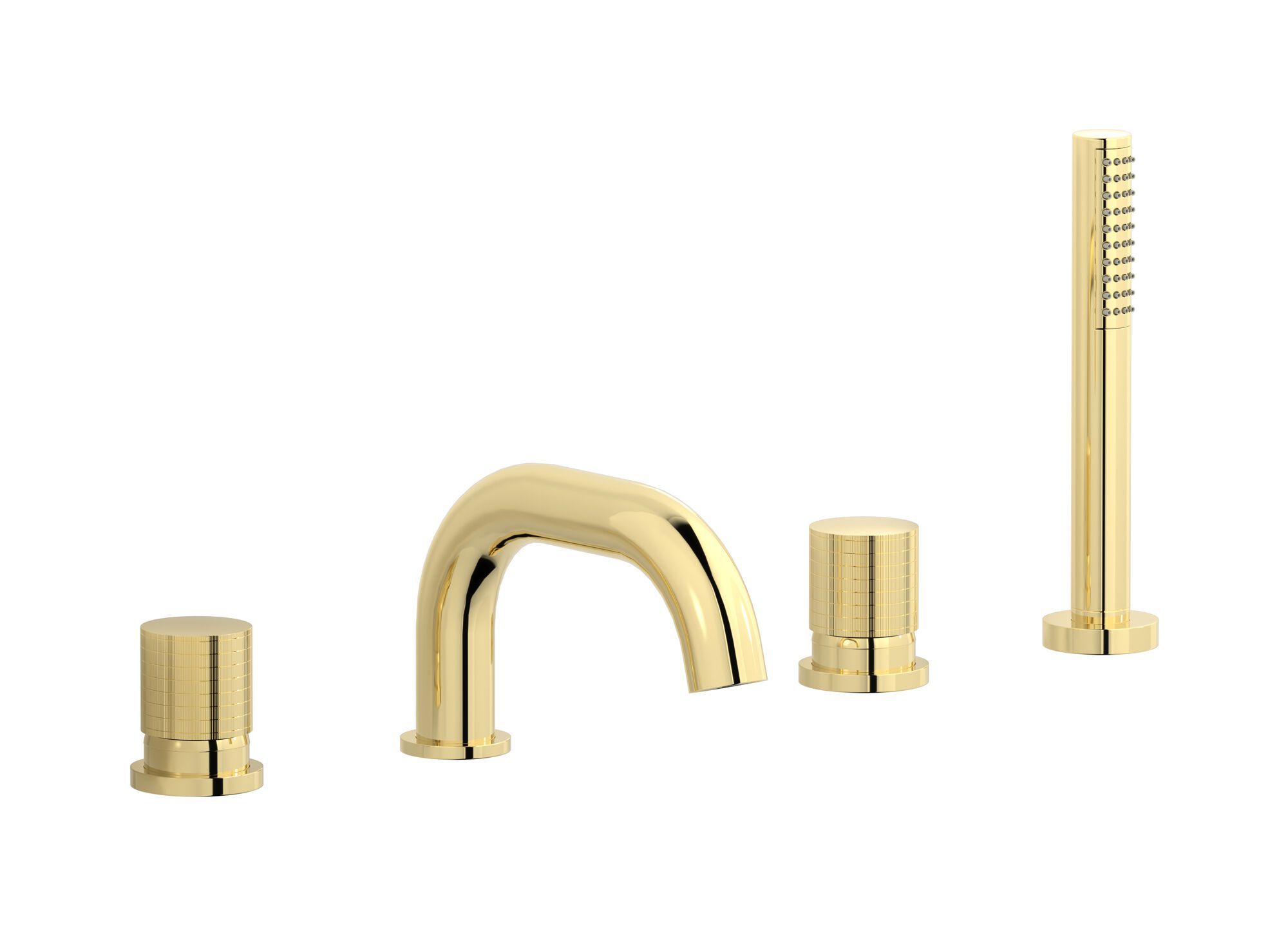 Смеситель для ванны с 4 отверстиями и ручным душем IB Gatsby ARCH-00091977 - Вид №1