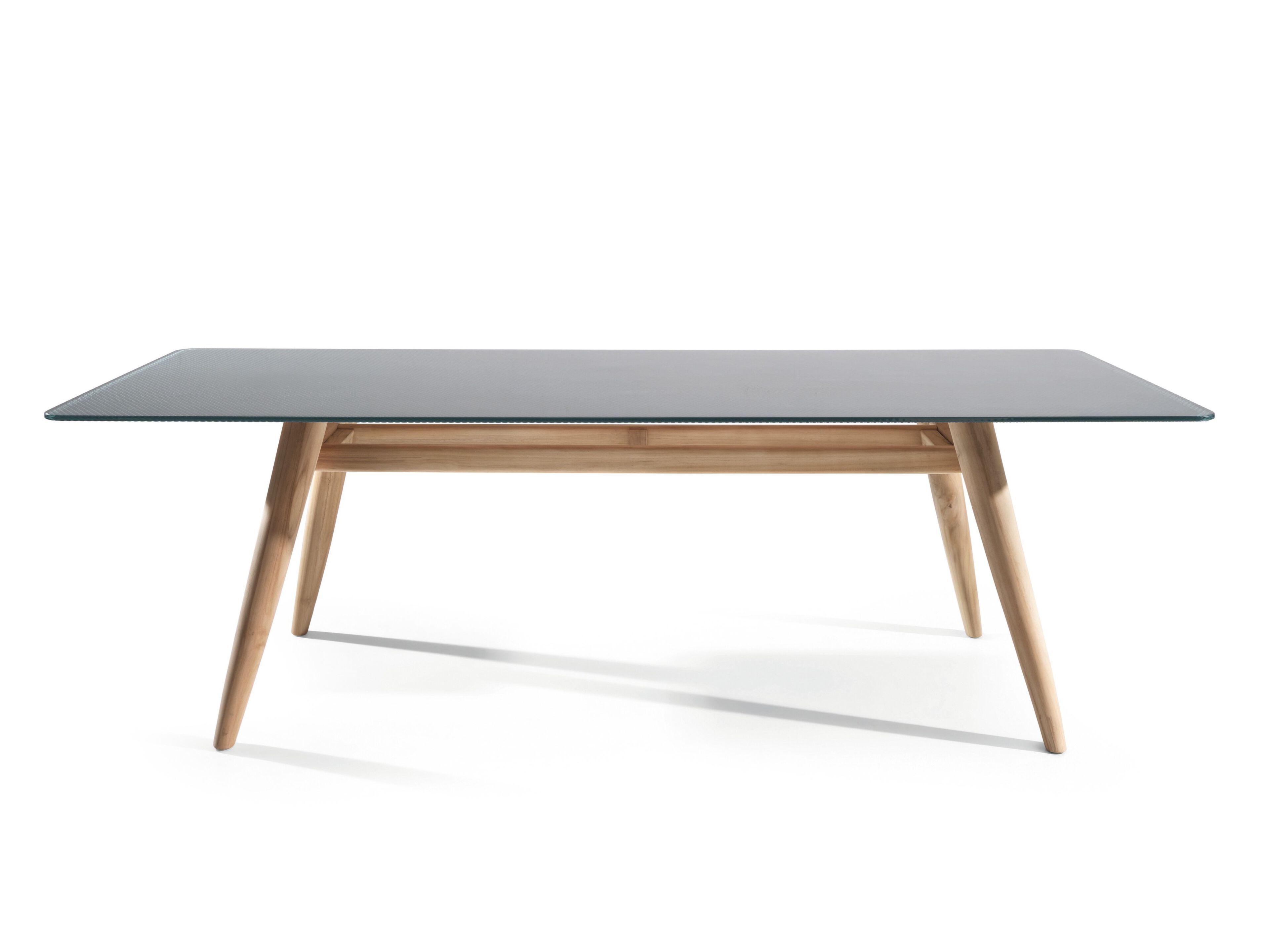 Прямоугольный стол с текстурированной стеклянной столешницей Gervasoni Gervasoni Outdoor ARCH-00098703 - Вид №1