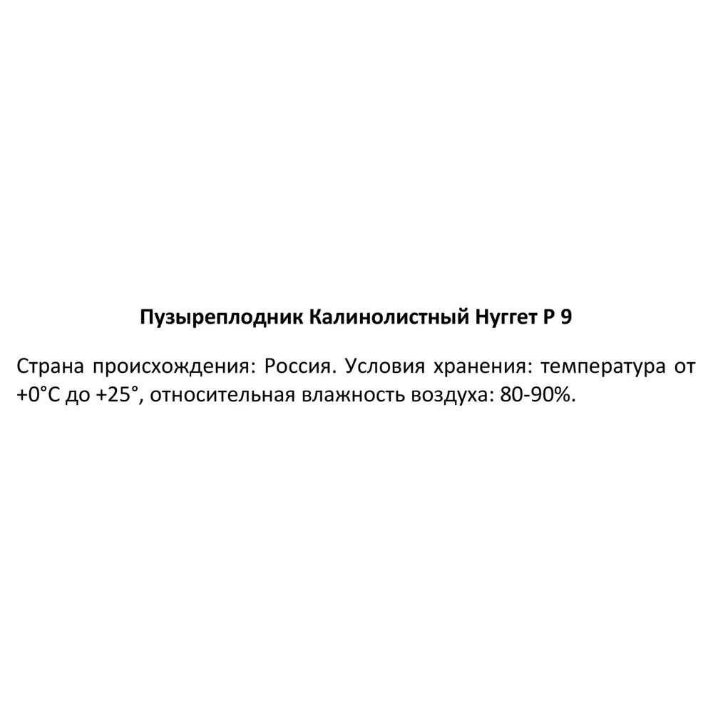 Пузыреплодник калинолистный Нуггет ø9 h30 см 89364992 STLM-2064995 Santreyd  - Вид №3