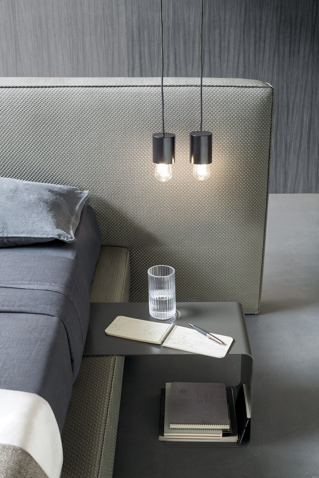 Двуспальная кровать для хранения ткани с мягким изголовьем Felis Bedstories ARCH-00081168 - Вид №4