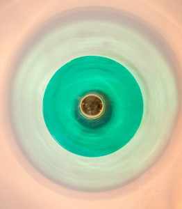 091746 Бра золотой - бирюзовое стекло Aromas del Campo Fest