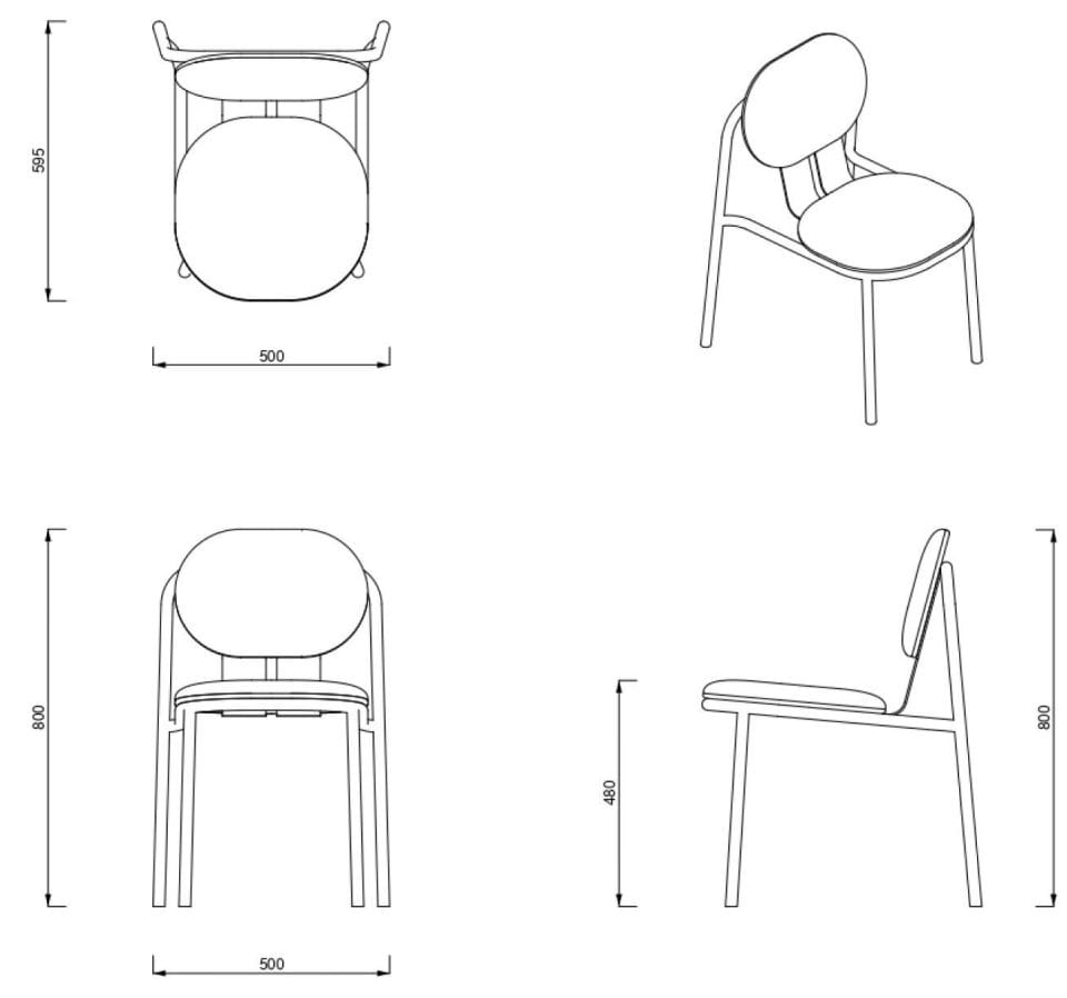 Алюминиевый и тканевый садовый стул Joyf пустыня ARCH-00083805 - Вид №26
