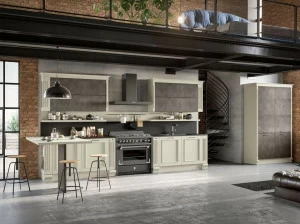 Febal Casa Лакированная кухня с полуостровом