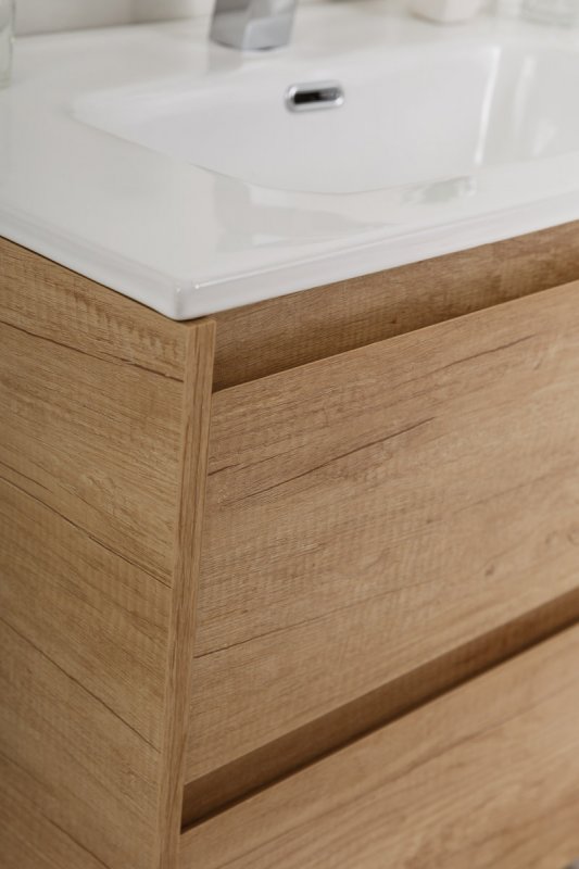 Мебель для ванной комнаты BelBagno KRAFT 39-600 Rovere Nebrasca Nature  - Вид №2