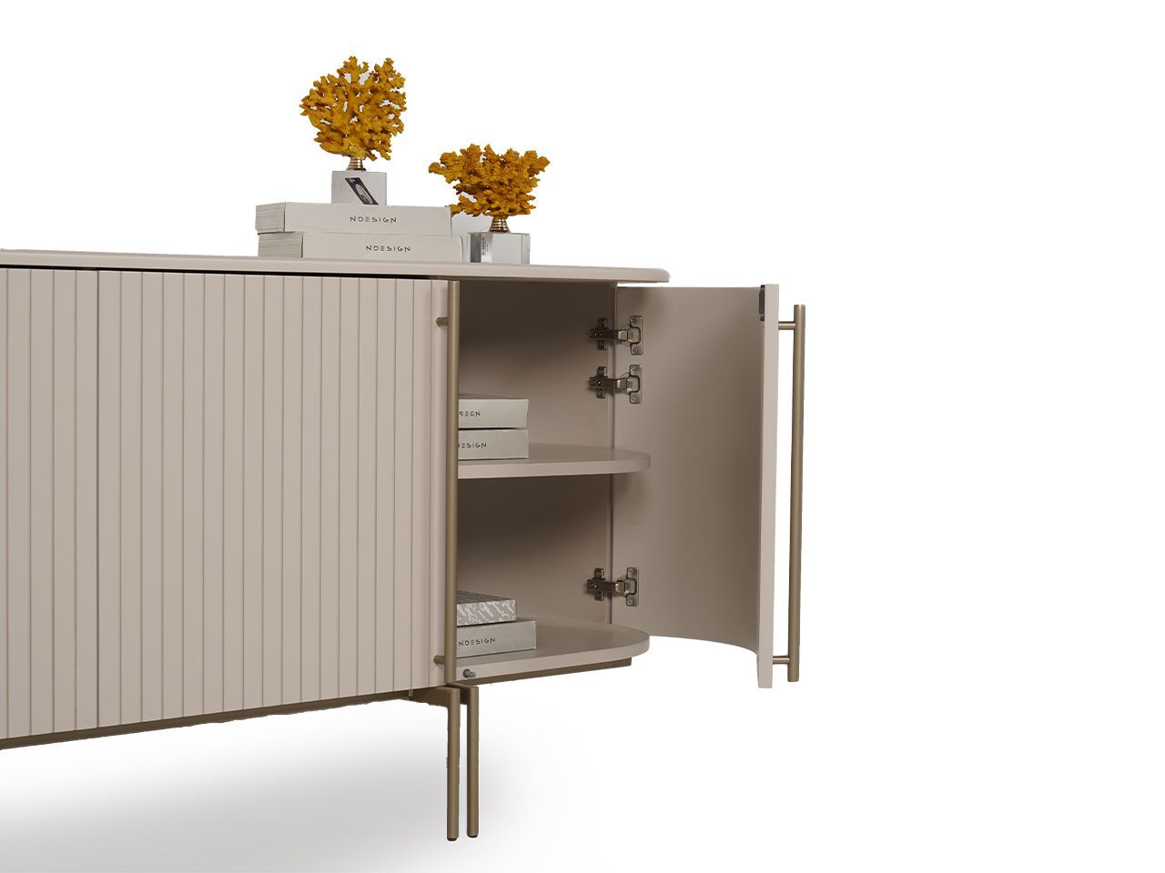 Деревянный шкаф с распашными дверями NDESIGN румяна ARCH-00110272 - Вид №1