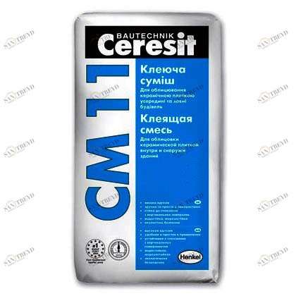 Клей для плитки для внутр. и наруж. работ 5 кг СМ 11 CERESIT 48 616/13010/25858 254587