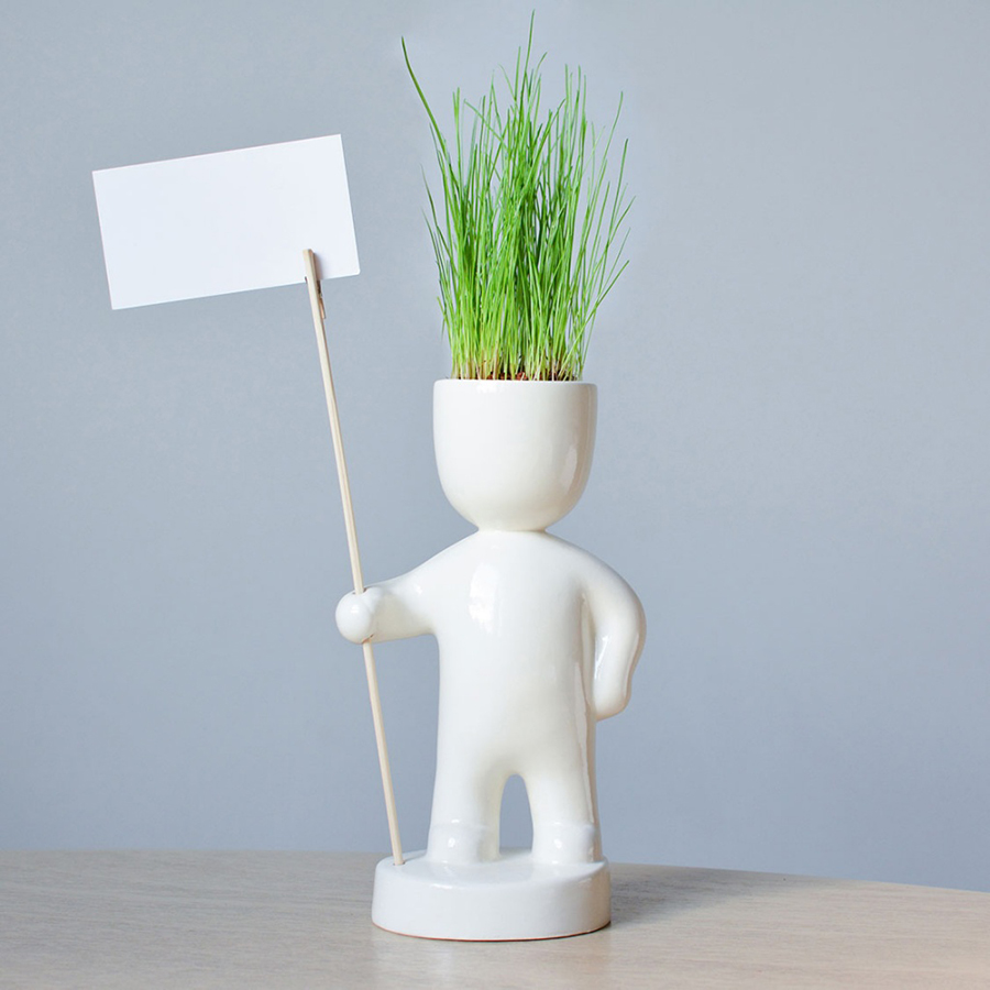 Набор для выращивания eco "Знаменосец" ЭКОЧЕЛОВЕКИ  254608 Белый  - Вид №3