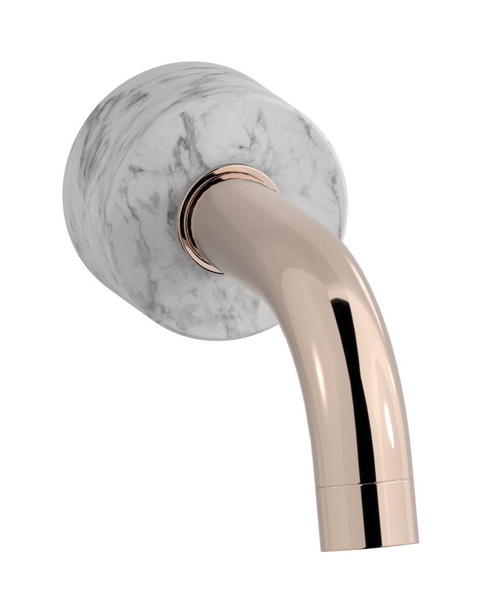 Настенный излив для ванны WE ARE IB mr327rs_1 Rose Gold Marmo