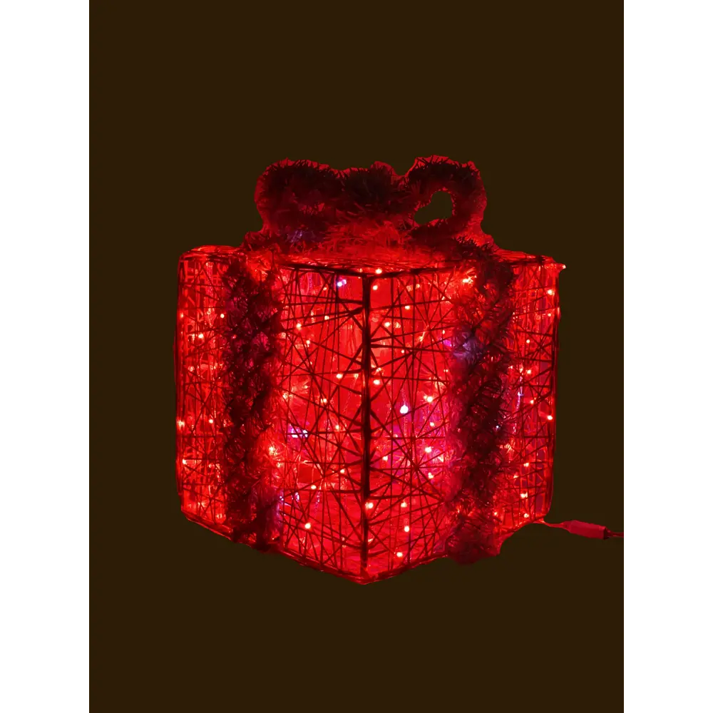 Электрическая светящиеся фигура Подарок 400 LED 180x180x180 см теплый белый свет 86164003 STLM-2202754 AJURIO  - Вид №20