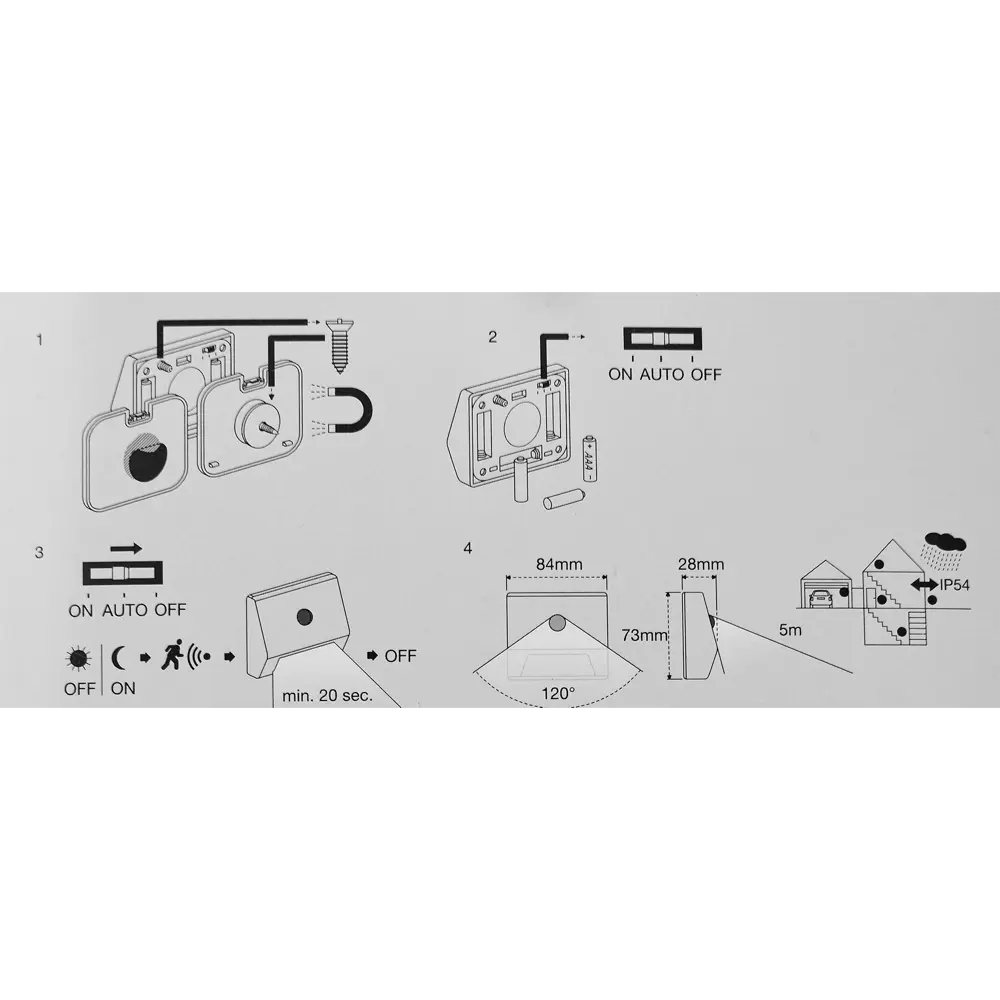 Светильник светодиодный Ledvance Nightlux Stair на батарейках крепление на клей, цвет серый STLM-2098396 - Вид №6