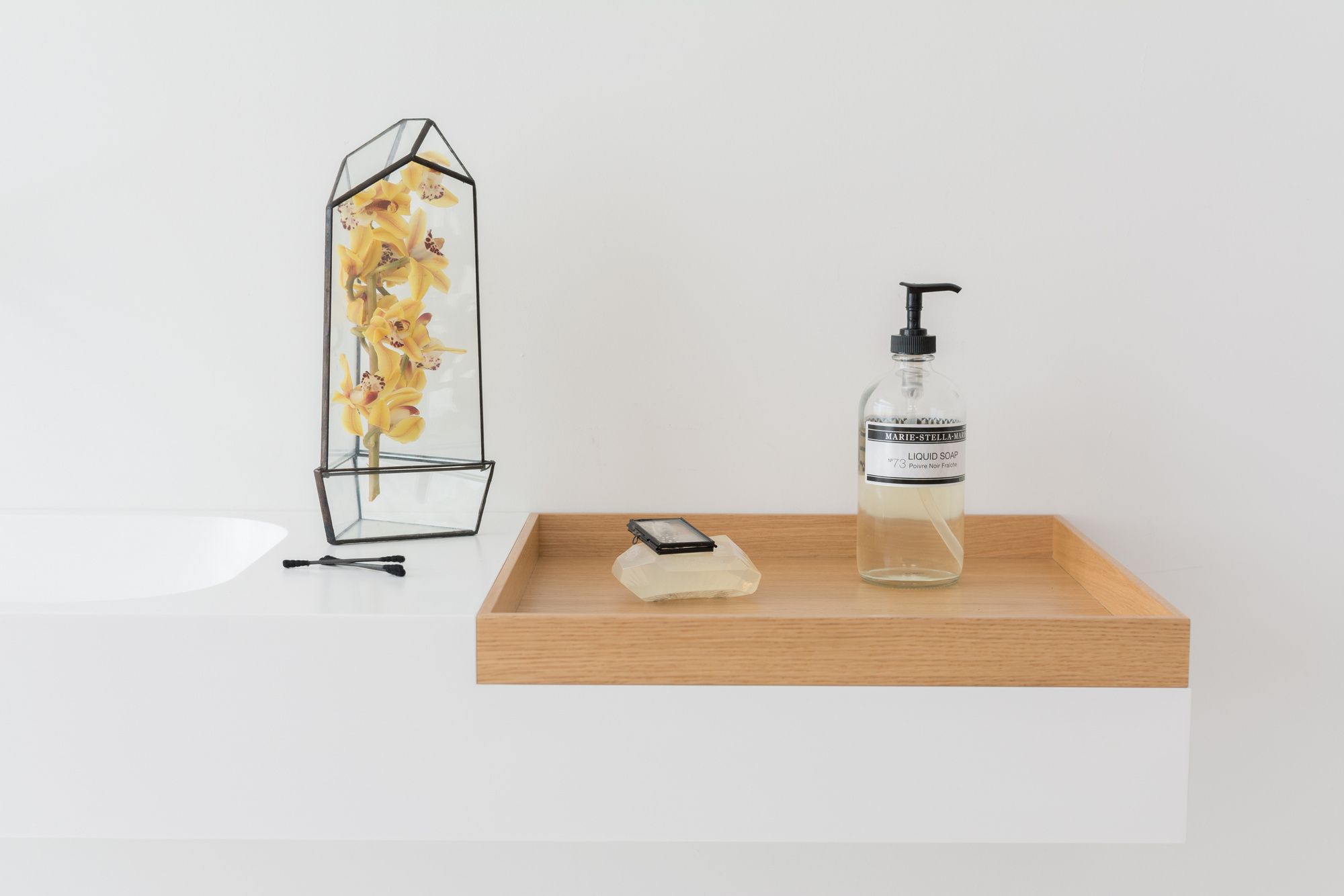 Прямоугольный подвесной умывальник в HIMACS Not Only White ARCH-00047505 - Вид №8