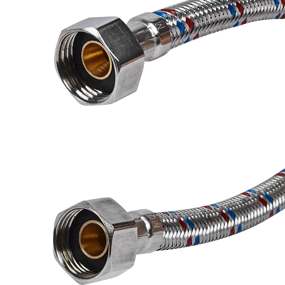 Гибкая подводка для воды ДТРД 200 см x 1/2" внутренняя-внутренняя резьба STLM-2121045 - Вид №1