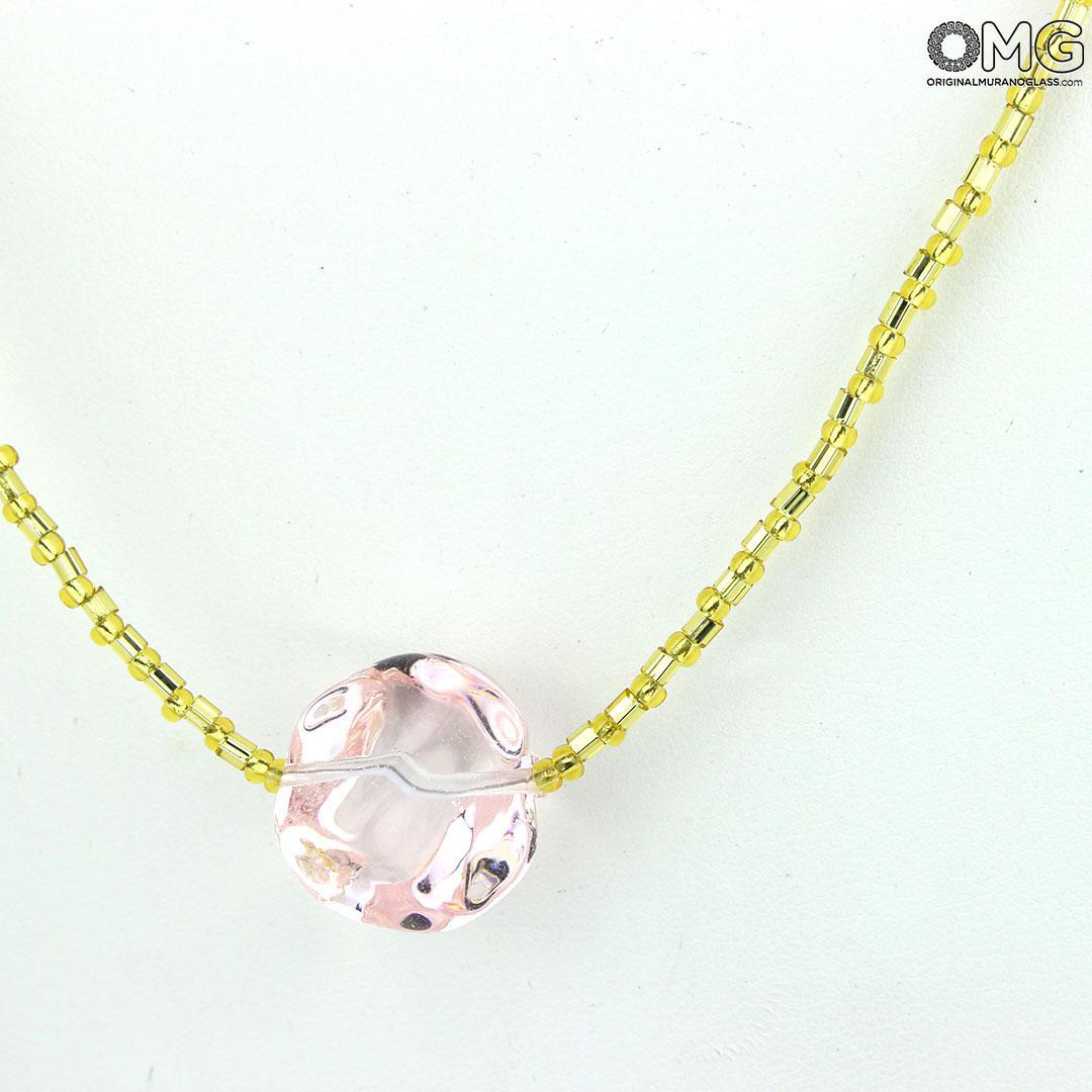 4758 ORIGINALMURANOGLASS Ожерелье с венецианскими бусинами Zattere 96 см  - Вид №1