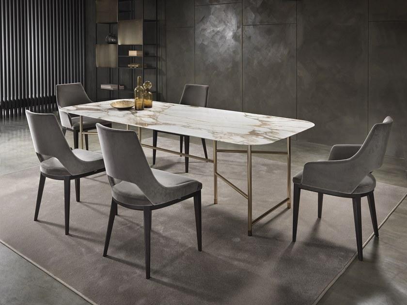 Marelli Прямоугольный обеденный стол из мрамора Kyoto sun-id-1350857 - Вид №2