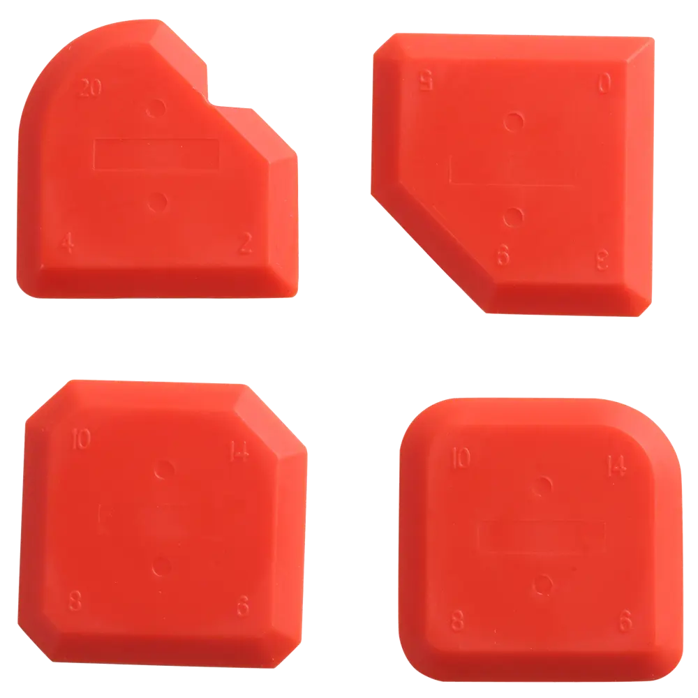 Набор шпателей VERTEXTOOLS для затирки плиточных швов 4 предмета 83659884 STLM-0043142