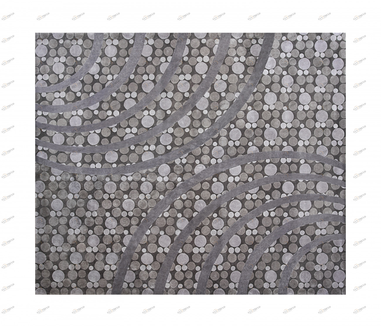 Ковер Molekula от NOW CARPETS NOW CARPETS ДИЗАЙНЕРСКИЕ 153594 Серый 