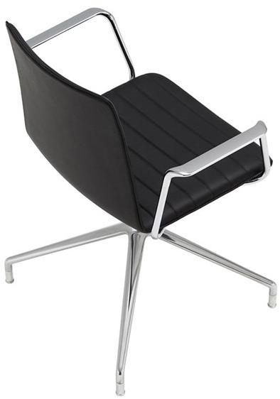 Andreu World 5-спицевый стул с подлокотниками на колесиках Flex high back So1644 - Вид №2