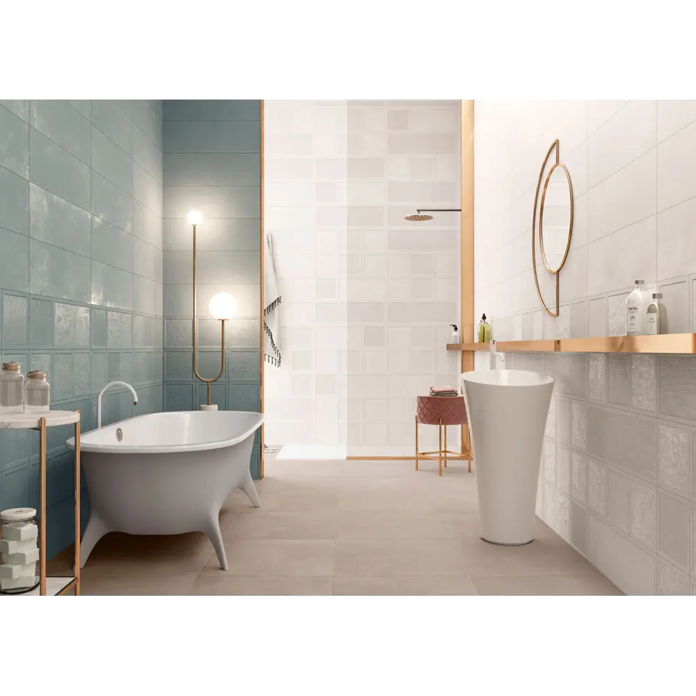 Плитка Argenta Texture Prisma Marine 25x75 см 1.31 м², цвет серый 84790580 STLM-2031078  - Вид №4