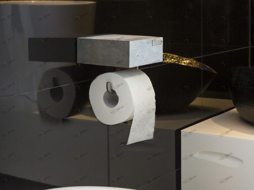 CO33 Держатель для туалетной бумаги из бетона Balneos Blb1