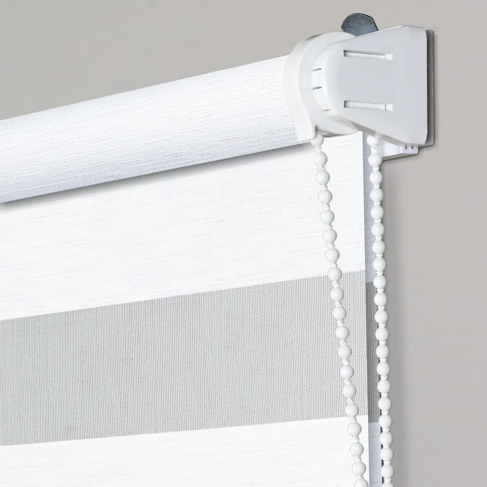 Рулонная штора день-ночь MIAMOZA Москва 100×160 см белая 89411424 STLM-1564981 - Вид №2