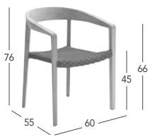 solpuri Штабелируемый стул из тикового дерева с подлокотниками Lodge sun-id-1511665 - Вид №11