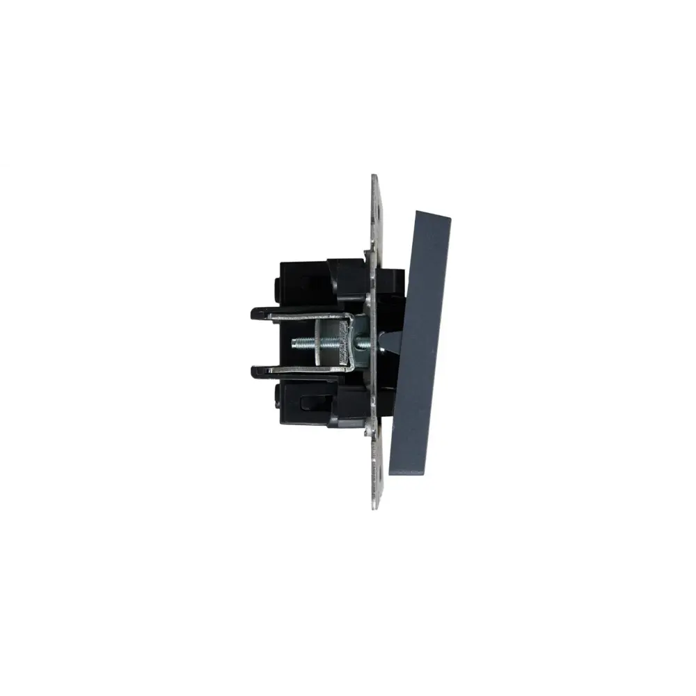 Выключатель жалюзи встраиваемый IEK Brite цвет маренго STLM-2092559 - Вид №2