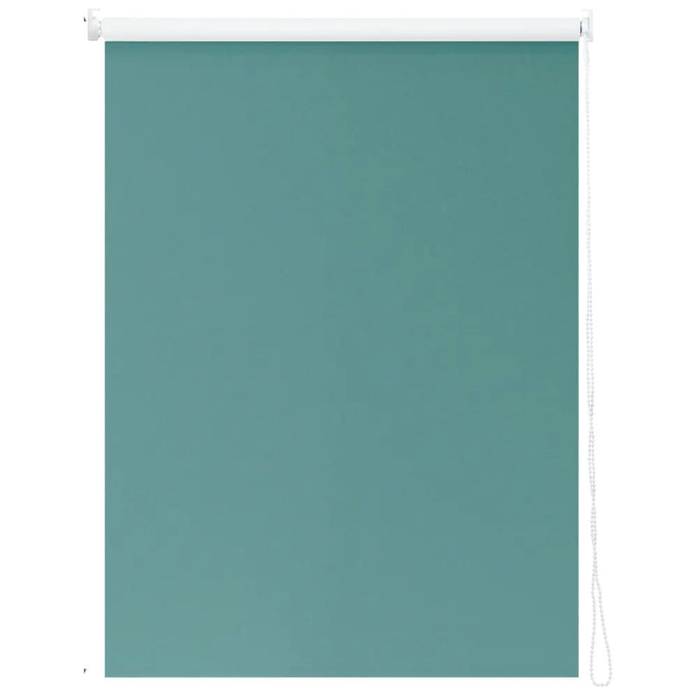 Штора рулонная блэкаут Inspire Santos 120x175 см бирюзовая Celadon 2 82692246 STLM-2046171