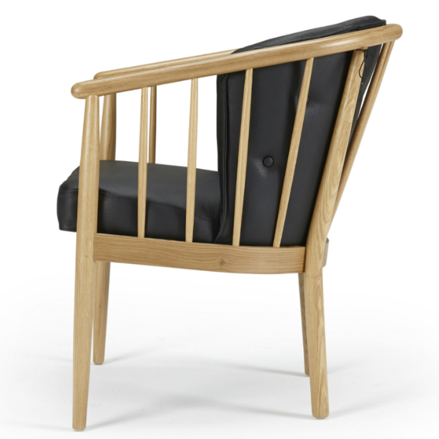 Кресло с восемью кнопками Anna, дуб, черное Kragelund 40600202800 - Вид №3