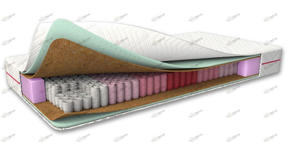 Матрас ортопедический 90x190 "Диона" BELABEDDING  129381 Белый 