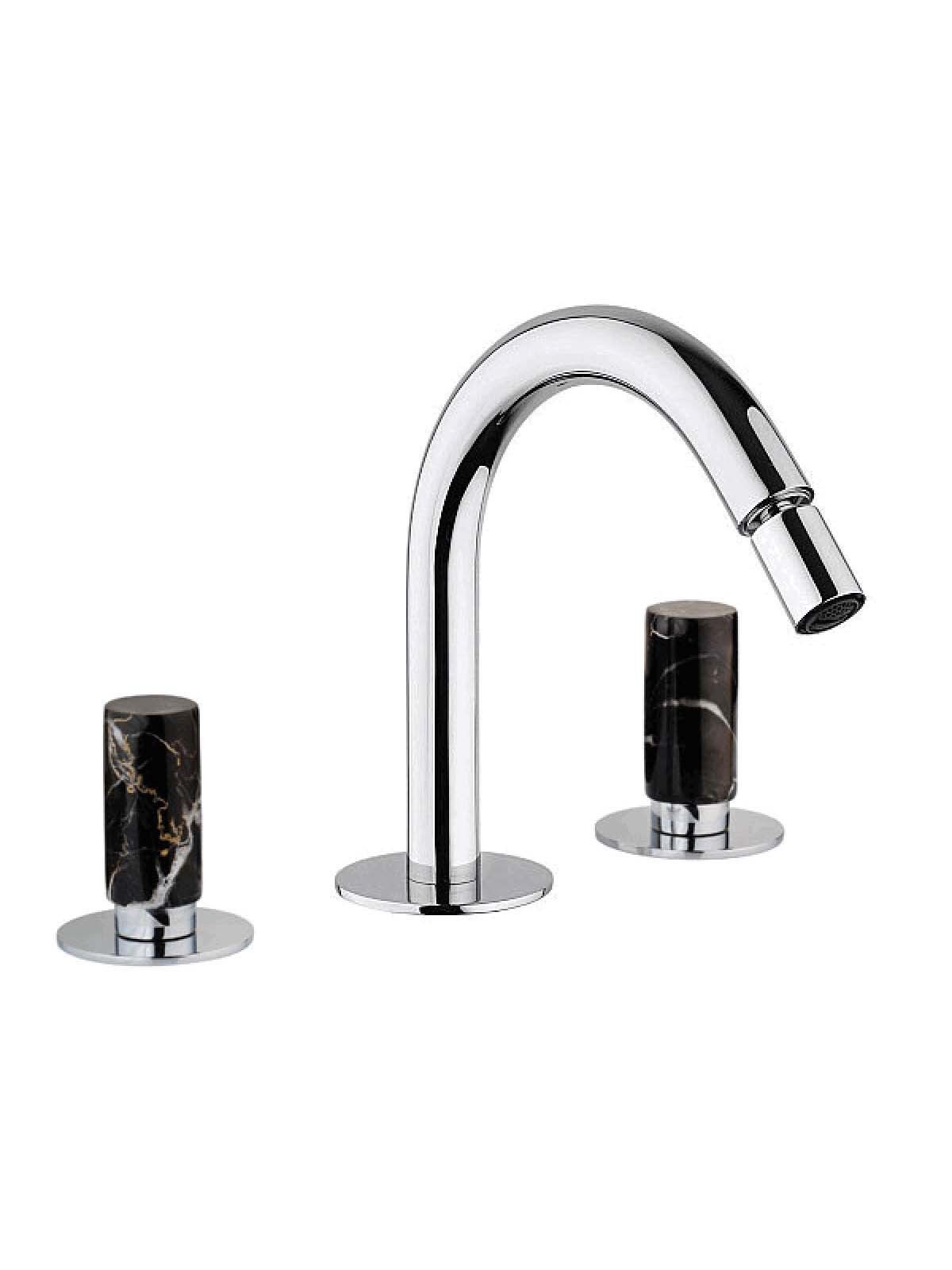 Смеситель для биде с 3 отверстиями и отдельными розетками Rubinetterie Frattini Pepe XL ARCH-00032699 - Вид №4