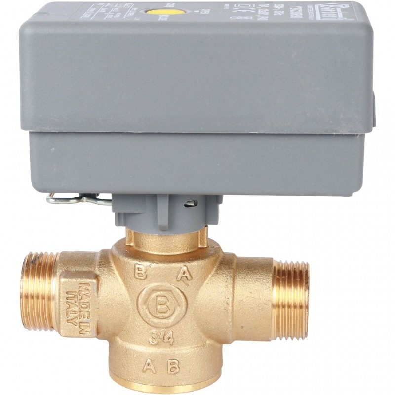 Зональный клапан STOUT 3/4" 2-ходовой 220V c сервоприводом SVM0070200020 - Вид №1