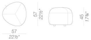 Lapalma Пуф из мягкой ткани Kipu sun-id-1416968 - Вид №6
