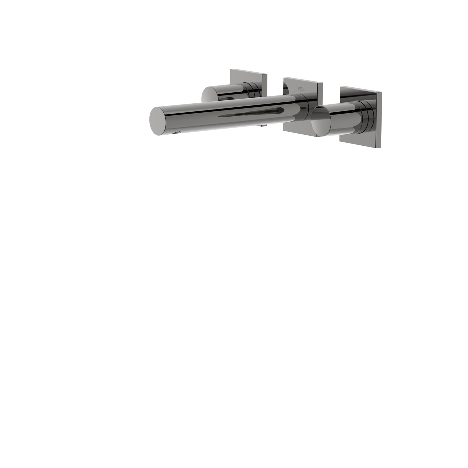 ПРОЕКТ-TRES Скрытый смеситель для умывальника с двумя ручками-21175101KM TRES Project